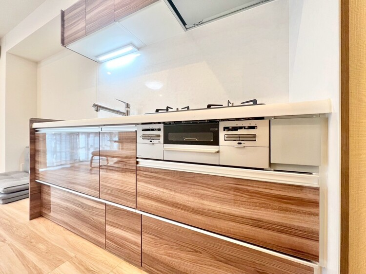 キッチン 開放感のあるキッチンスペース。調理をしながら、会話も弾みそうですね。