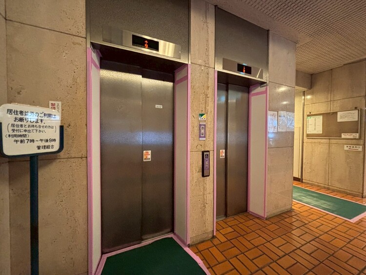 設備 エレベーター完備のため荷物が多くなっても安心。