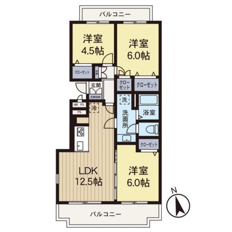 間取り 【間取り図】新規リフォーム済みにて即入居可能♪