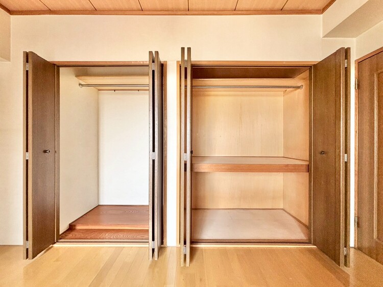 収納 居室にはクローゼットがあり、荷物もスッキリ収納して快適にお過ごしいただけます。
