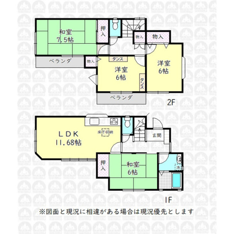 間取り 使い勝手の良い4LDKの間取り。
