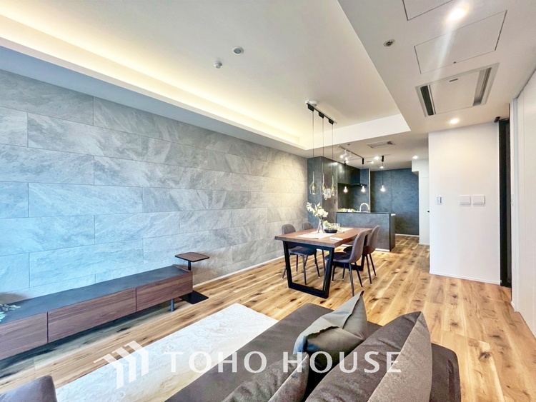 内装 【LIVING】◆simple is best◆無駄のない綺麗なつくりのリビングルームであなただけの暮らしを。