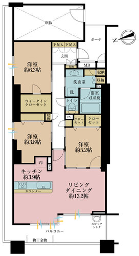 パークシティ市川Ａ棟の物件画像
