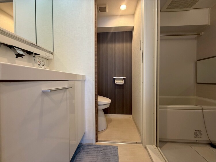 その他 十分な広さの脱衣所。