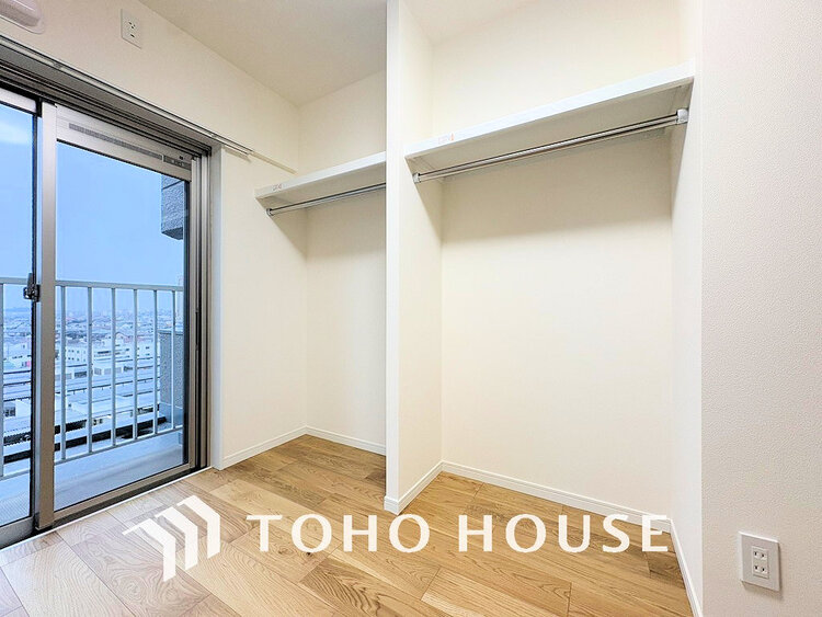 収納 収納スペースを完備、荷物が多い方でも安心の収納力