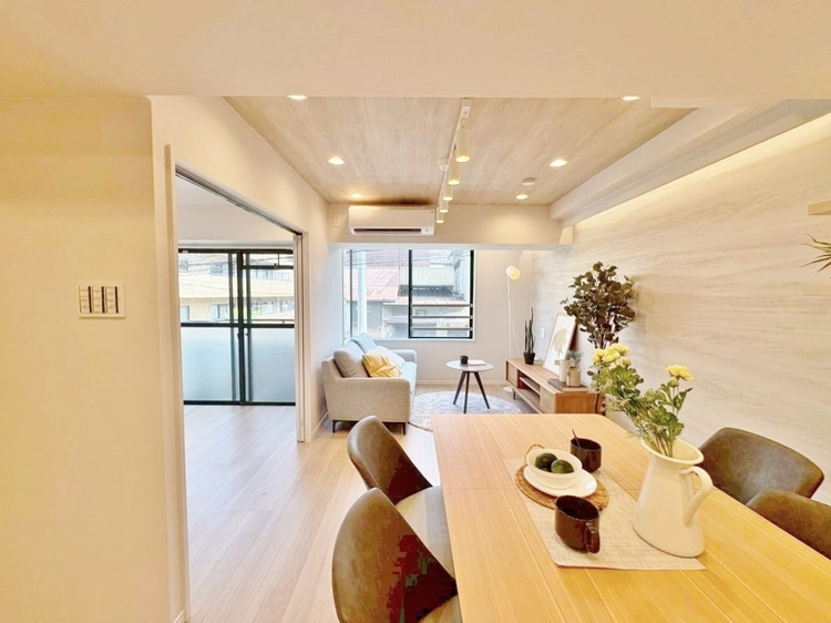 居間 ひとつひとつの空間に宿した機能性、そして美意識。