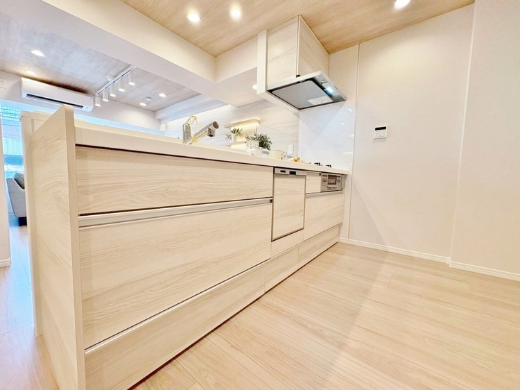 キッチン 洗練されたスタイリッシュなデザイン性と使いやすさを備えた仕様。