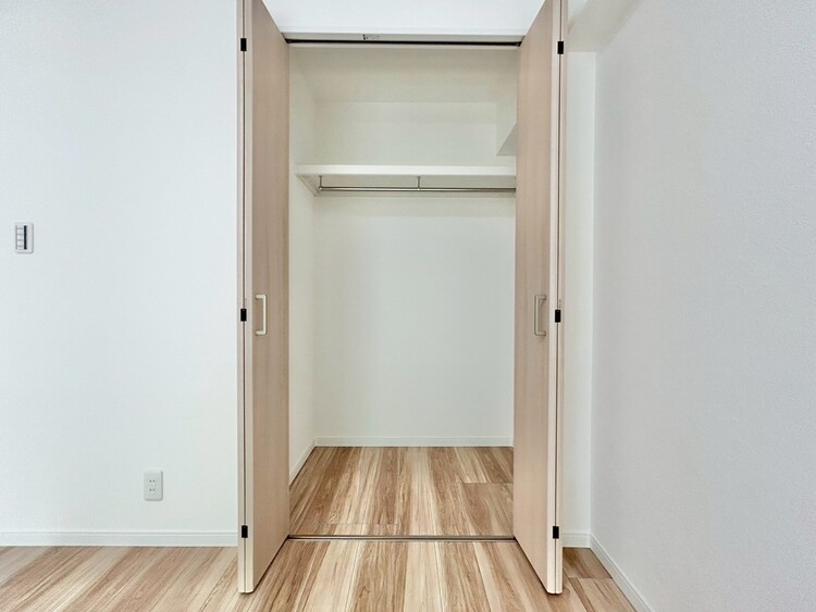 収納 居室にはクローゼットがあり、荷物もスッキリ収納して快適にお過ごしいただけます。