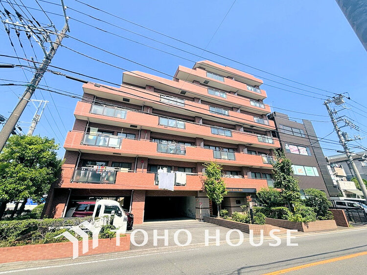 外観 〜家具・エアコン付き使い勝手の良い収納豊富な3LDK〜南西向きにつき陽当り良好〜