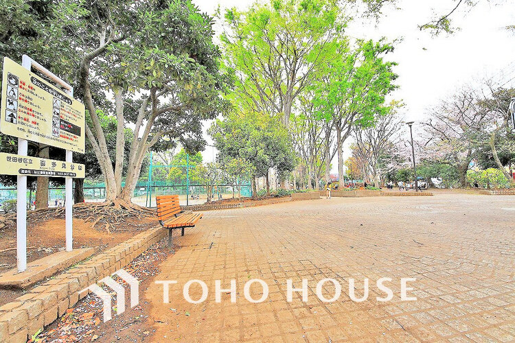 周辺 世田谷区立喜多見公園　距離300m