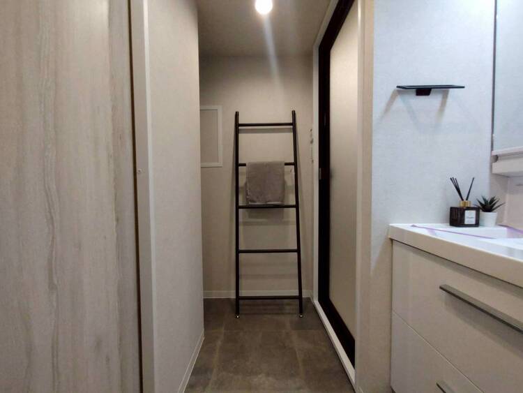 その他 十分な広さの脱衣所。