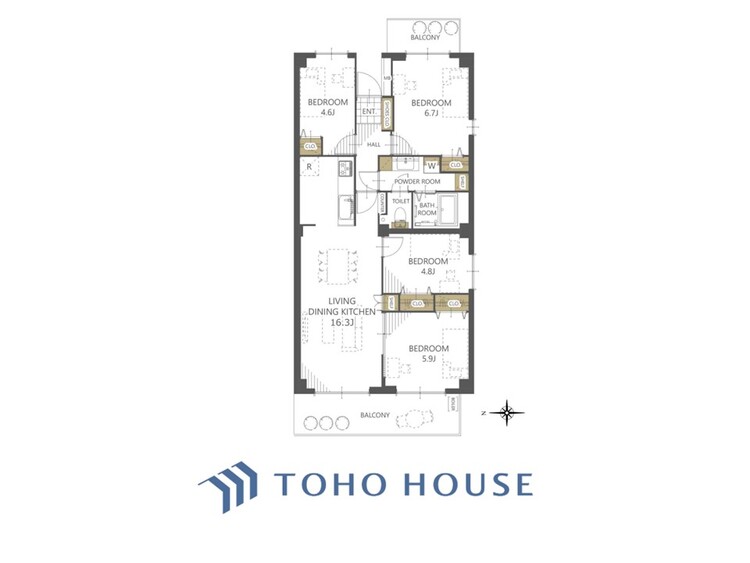 間取り 家族みんなの笑顔が、笑い声が絶えない幸せいっぱいのこの場所で新たな生活が始まる。