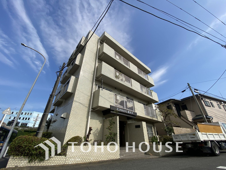 外観 〜最上階、南向き角部屋のため陽当たり・通風・眺望良好〜大切なペットと暮らすリノベーション住戸〜