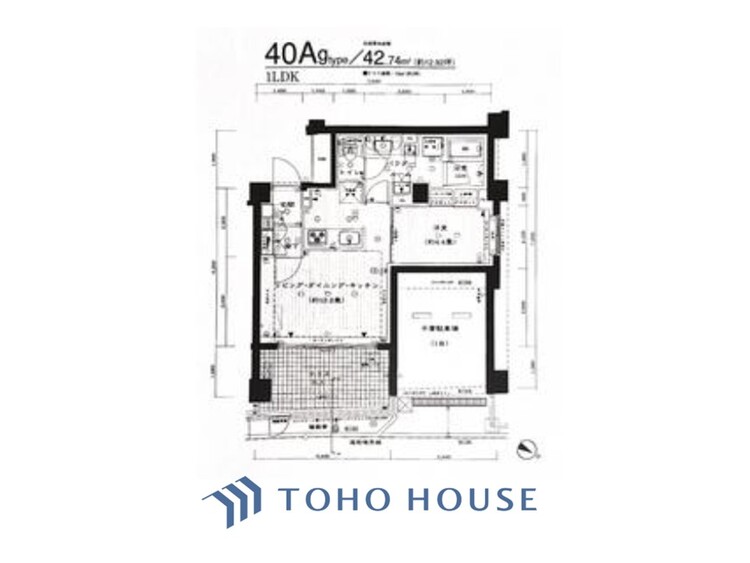 間取り 【Shining】◆輝く◆ドアを開けた先に広がる家族やすらぎのプライベート空間。広く開放されたWindow・Balconyから射しこむ眩いばかりの陽光が、リビング空間を鮮やかに映し出して