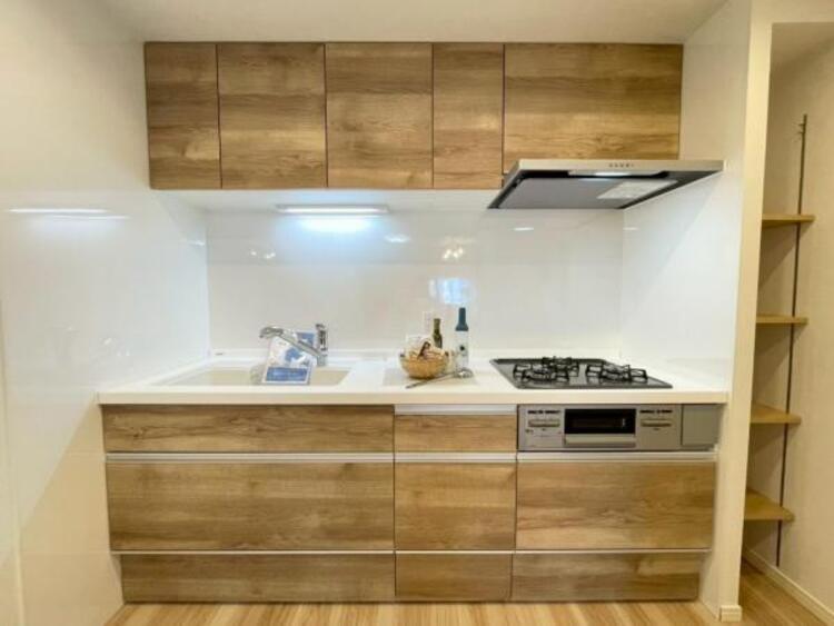 キッチン 作業スペースがしっかりあり毎日のお料理が快適なキッチンです