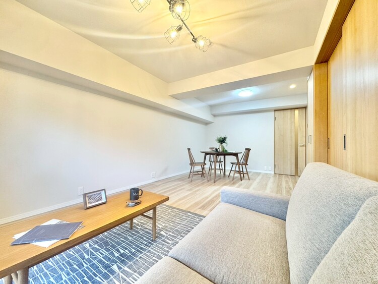 居間 「空間が織り成すひとつ先の住み心地」を演出します。