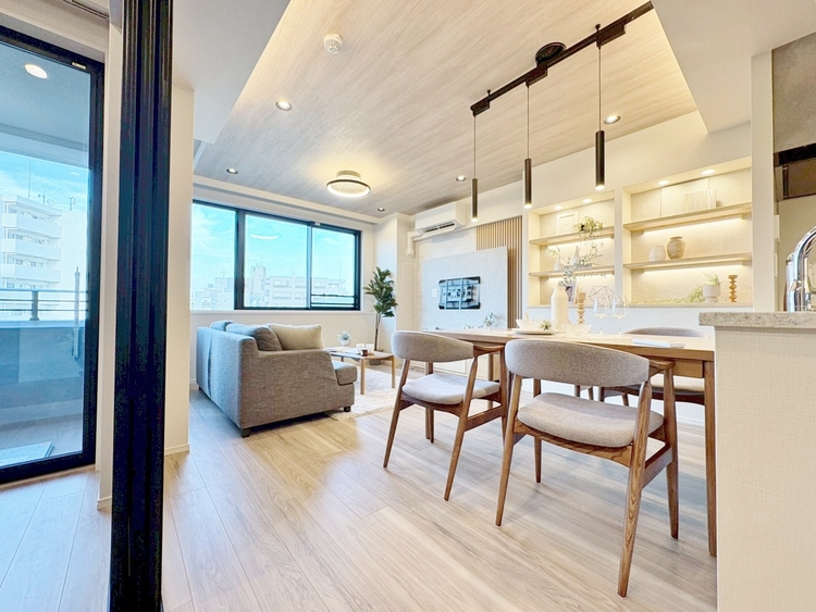 居間 ひとつひとつの空間に宿した機能性、そして美意識。