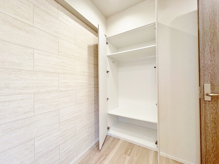 収納 居室にはクローゼットがあり、荷物もスッキリ収納して快適にお過ごしいただけます。
