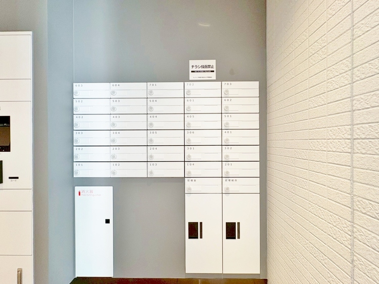 その他 郵便物を受け取るための郵便受けも、きちんと管理されています。