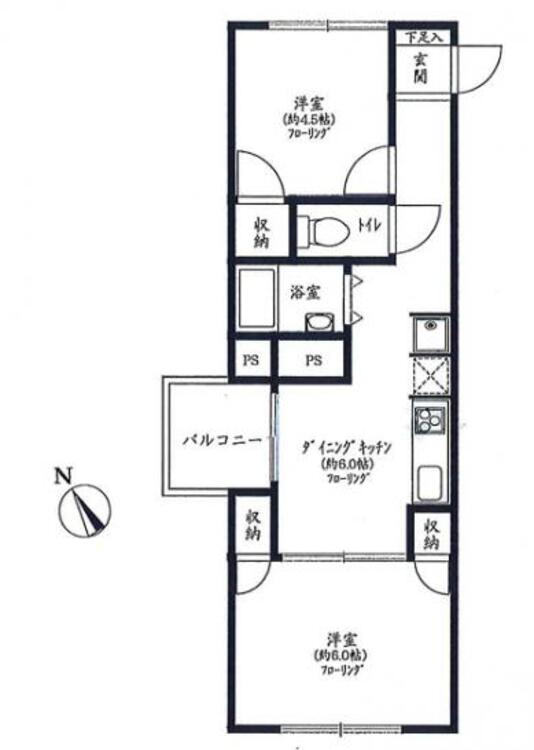 間取り 大規模修繕工事済！低金利の今が買う時、今の家賃と比べてみてください