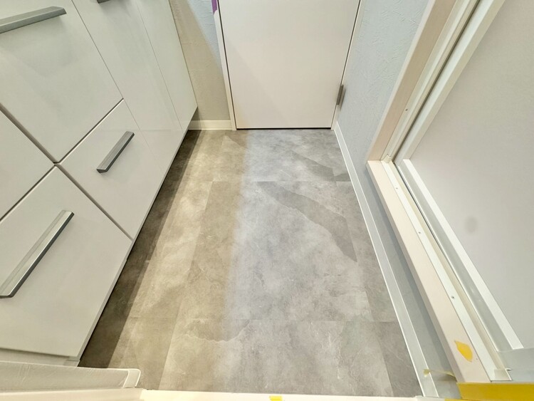 その他 十分な広さの脱衣所。