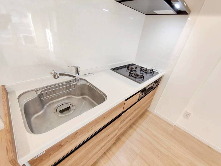 キッチン 使いやすくスタイリッシュなキッチン空間になっております。