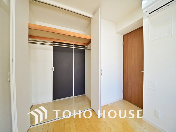 収納 大型のクローゼットを完備、荷物が多い方でも安心の収納能力