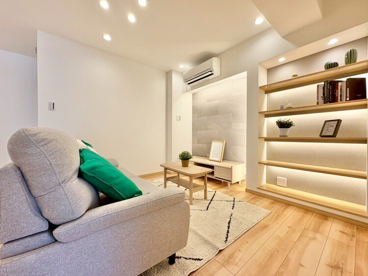 居間 ひとつひとつの空間に宿した機能性、そして美意識。