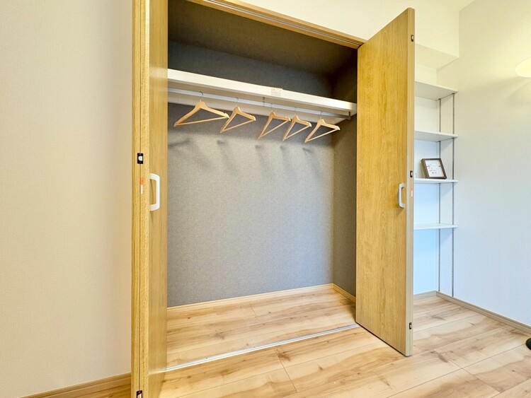 収納 居室にはクローゼットがあり、荷物もスッキリ収納して快適にお過ごしいただけます。