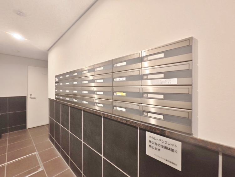 その他 郵便物を受け取るための郵便受けも、きちんと管理されています。