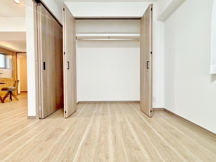 収納 居室にはクローゼットがあり、荷物もスッキリ収納して快適にお過ごしいただけます。
