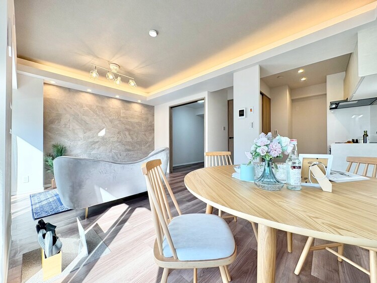 居間 ひとつひとつの空間に宿した機能性、そして美意識。