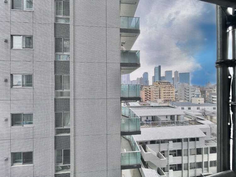 バルコニー 頬をなでる、優しい風を感じることが出来ます。