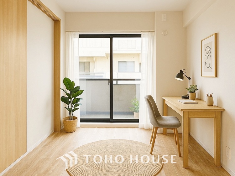 内装 ＊配置してある家具や小物はCGによるイメージ画像です。【PRIVATE ROOM】◆快適◆な暮らしに不可欠な収納スペース。快適さとともに思い出も詰まっていく。