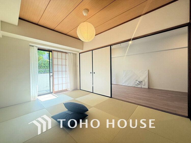 内装 1日の疲れを癒し、心地よく寛げるようゆったりとした広さをしています