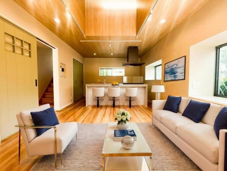 居間 本画像はCGで作成しております。実際に現地に家具は置かれておりません。また、価格に家具は含まれておりません。