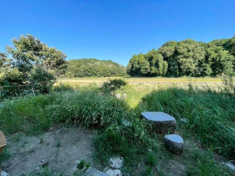 その他 お庭の石造りのテーブルは、誰にも邪魔されず自然を味わうやすらぎの空間となります。