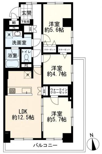 ダブリューティーシー菊名マンションの物件画像