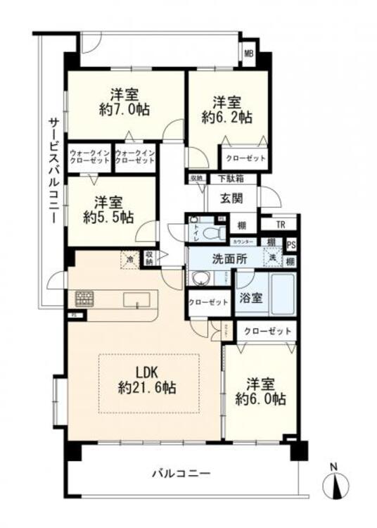 間取り ４ＬＤＫ