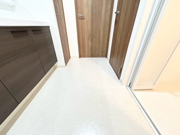 その他 十分な広さの脱衣所。