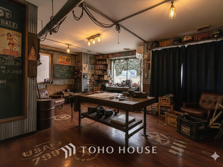 内装 ＊配置してある家具や小物はCGによるイメージ画像です。ここにはみんなが集い、食事と楽しい会話が始まる。話に夢中になりすぎて、ついつい時を忘れ夜半過ぎになってしまう。そんな束の間の幸せ。