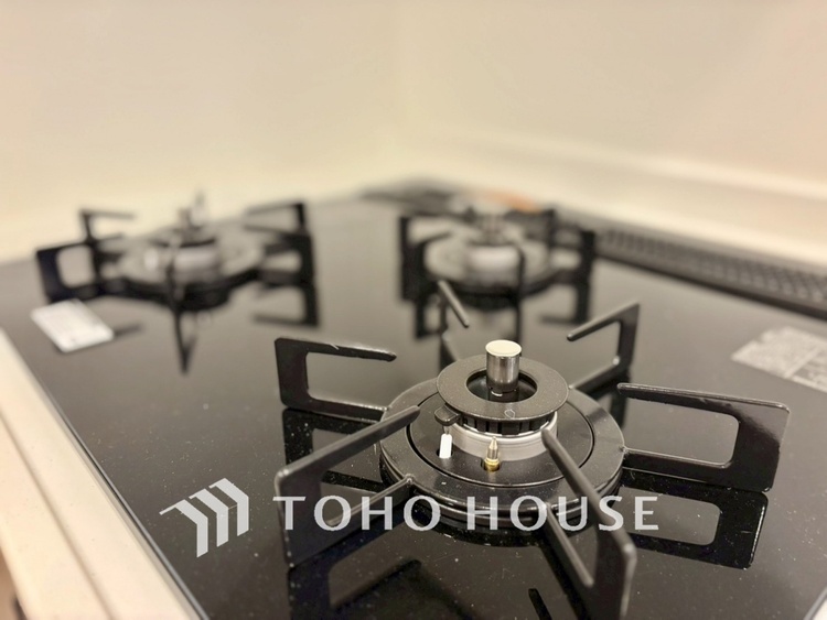 キッチン 【KITCHEN】◆家族のおはよう◆の声を笑顔で迎えてあげられるシステムキッチン。朝ごはんが楽しみでちょっと早起きしたくなるんです。