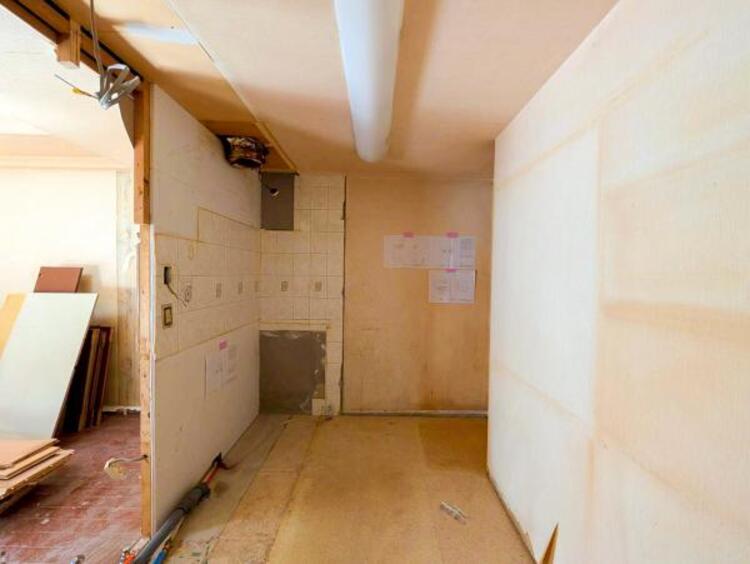 キッチン リフォーム中キッチン