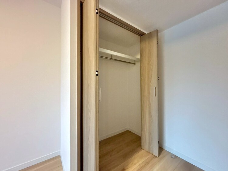 収納 居室にはクローゼットがあり、荷物もスッキリ収納して快適にお過ごしいただけます。