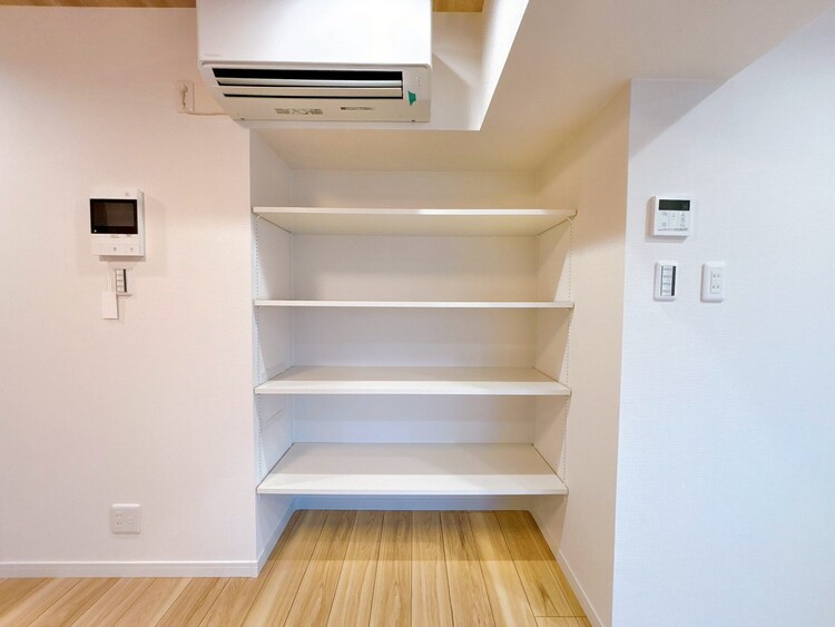 収納 暮らし心地を大きく左右する収納を、適材適所に配置し使い勝手を考慮しました。