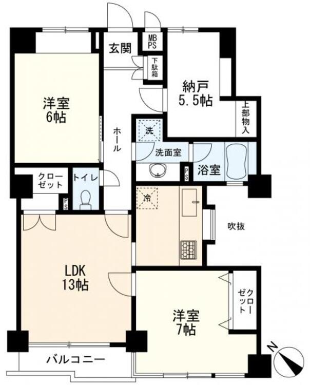 間取り ２ＳＬＤＫ