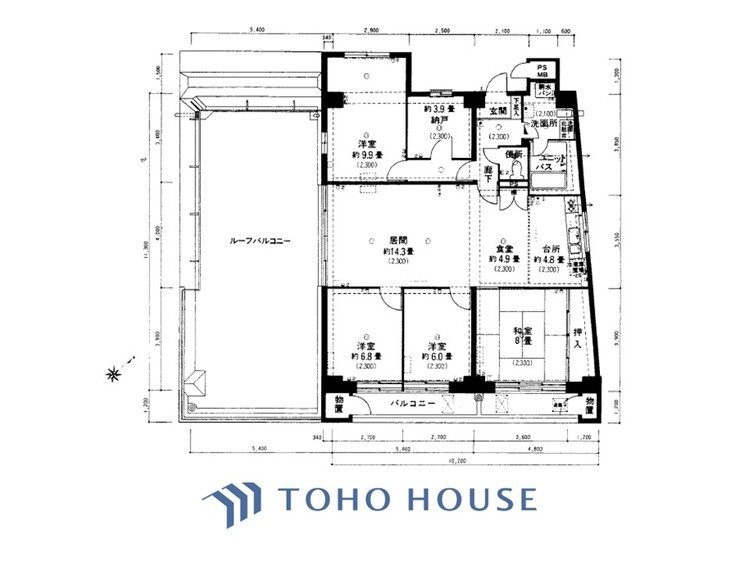 間取り 【house the light is illuminat】採光と風　家事導線も比較的良好で、風通しの良さで過ごしやすい麗(うら)らかな気分にさせてくれるリビング