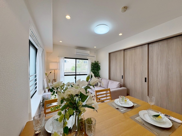 居間 「空間が織り成すひとつ先の住み心地」を演出します。