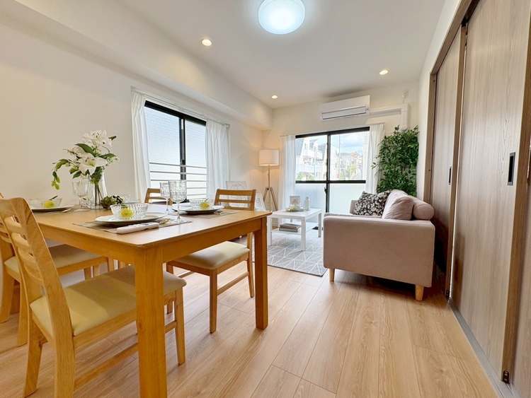 居間 ひとつひとつの空間に宿した機能性、そして美意識。