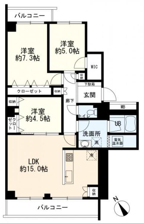 間取り ３ＬＤＫ